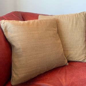 Crate and Barrel 18” Pillow Covers